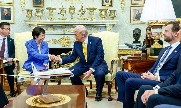 Trump calls for Japan, NATO to 'step up' on Iran